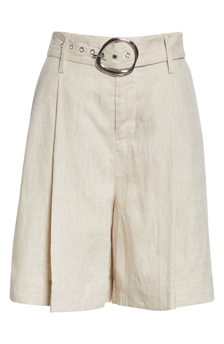 STAUD Helios Linen Walking Shorts, Alternate, color,