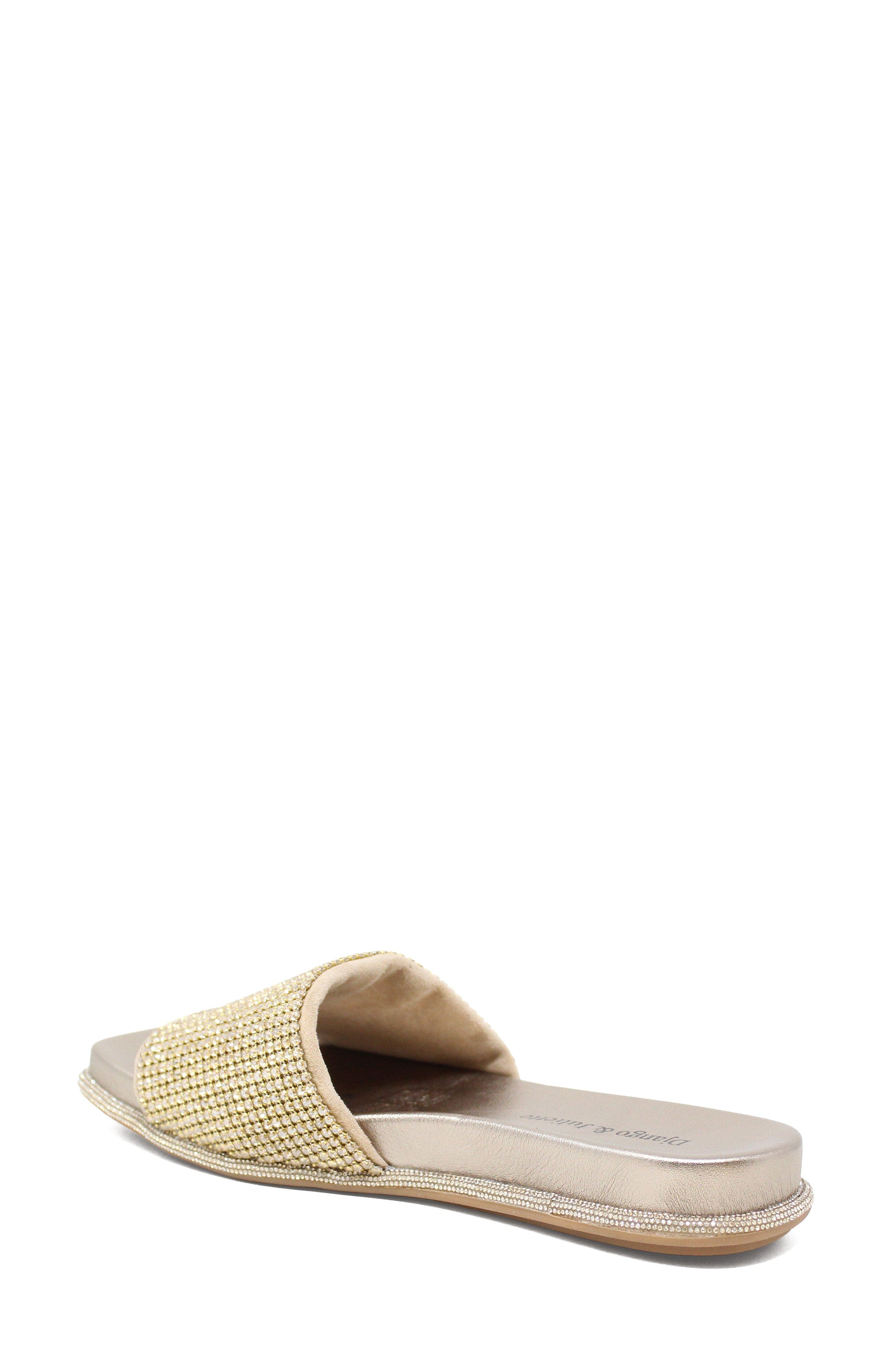 Yatin Rhinestone Slide, Alternate, color, CHAMPAGNE LEATHER-JEWELS