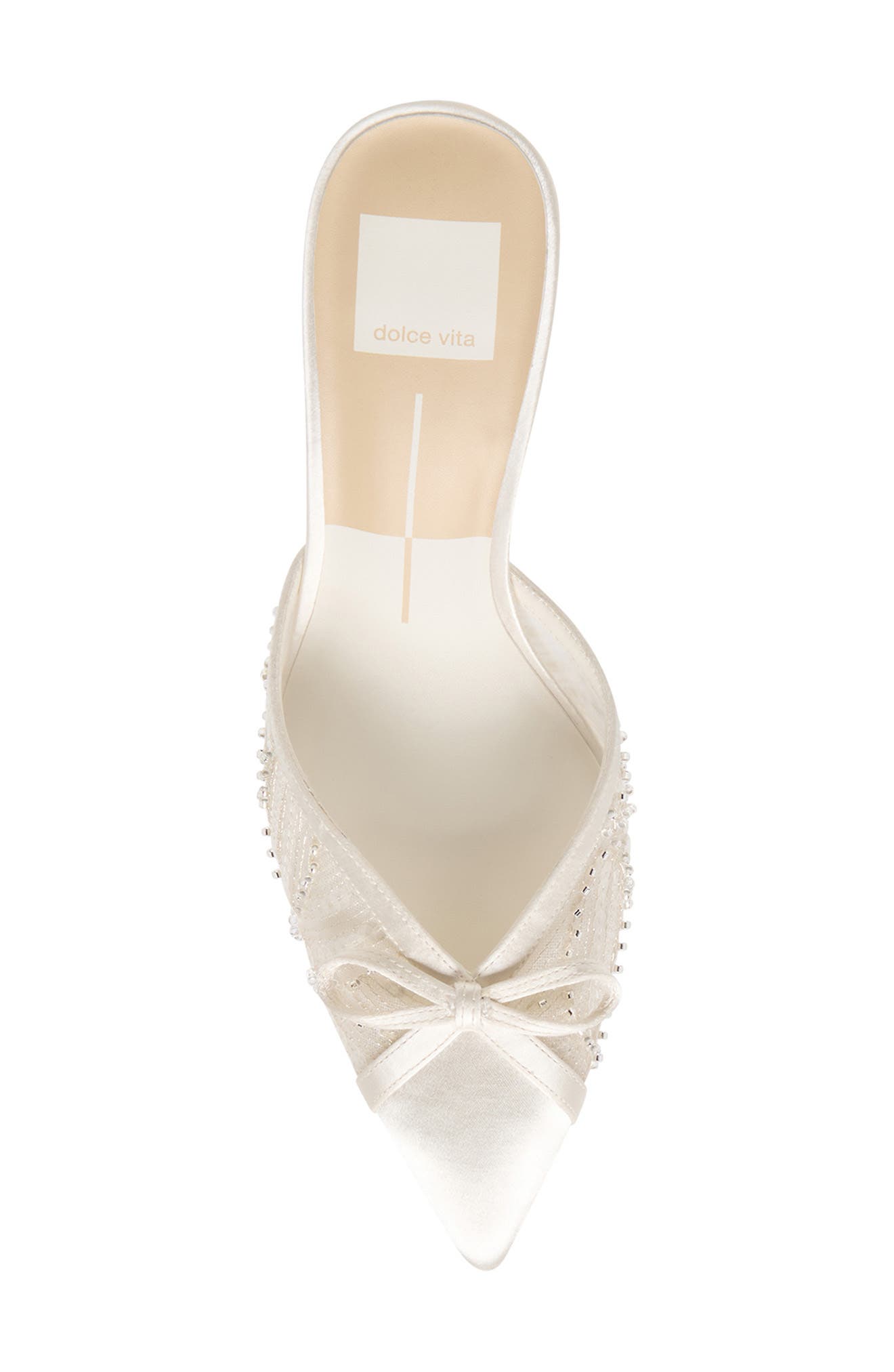 Emit Pointed Toe Pump, Alternate, color, SOFT WHITE BEADED MESH