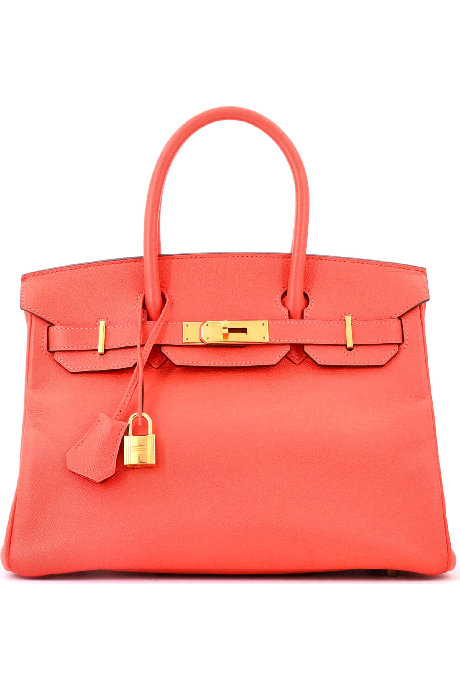 Birkin Handbag Red Epsom with Gold Hardware 30 (Women) | Nordstrom