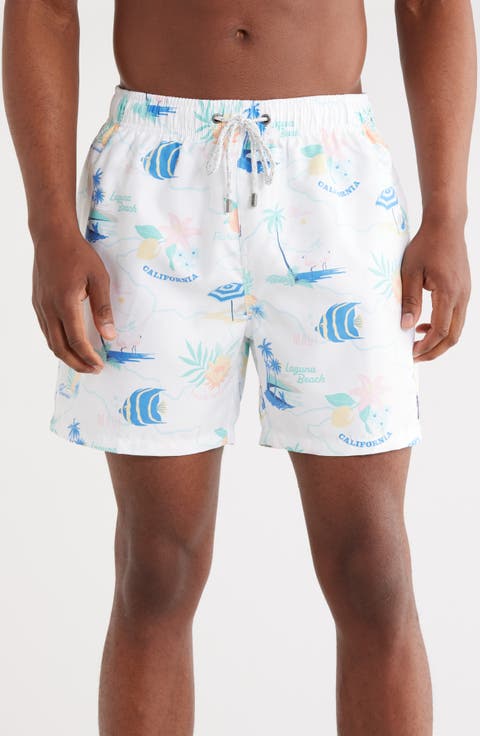 Water Repellent Stretch Volley Swim Trunks