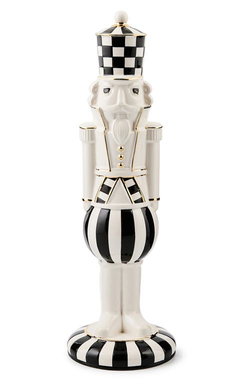Mackenzie-childs Mackenzie Childs Courtly Noel Ceramic Nutcracker In Multi