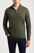 Peter Millar Crown Crafted Albatross Piqué Quarter-Zip Pullover