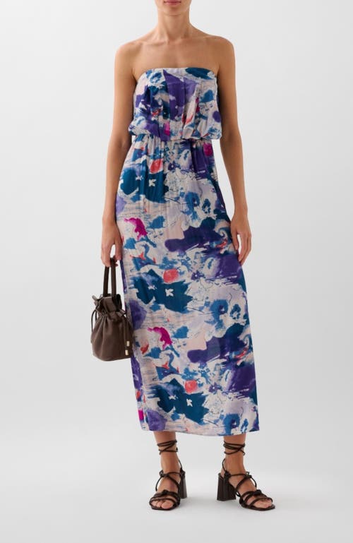 Scalpers Estprint Bandeau Dress In Multi