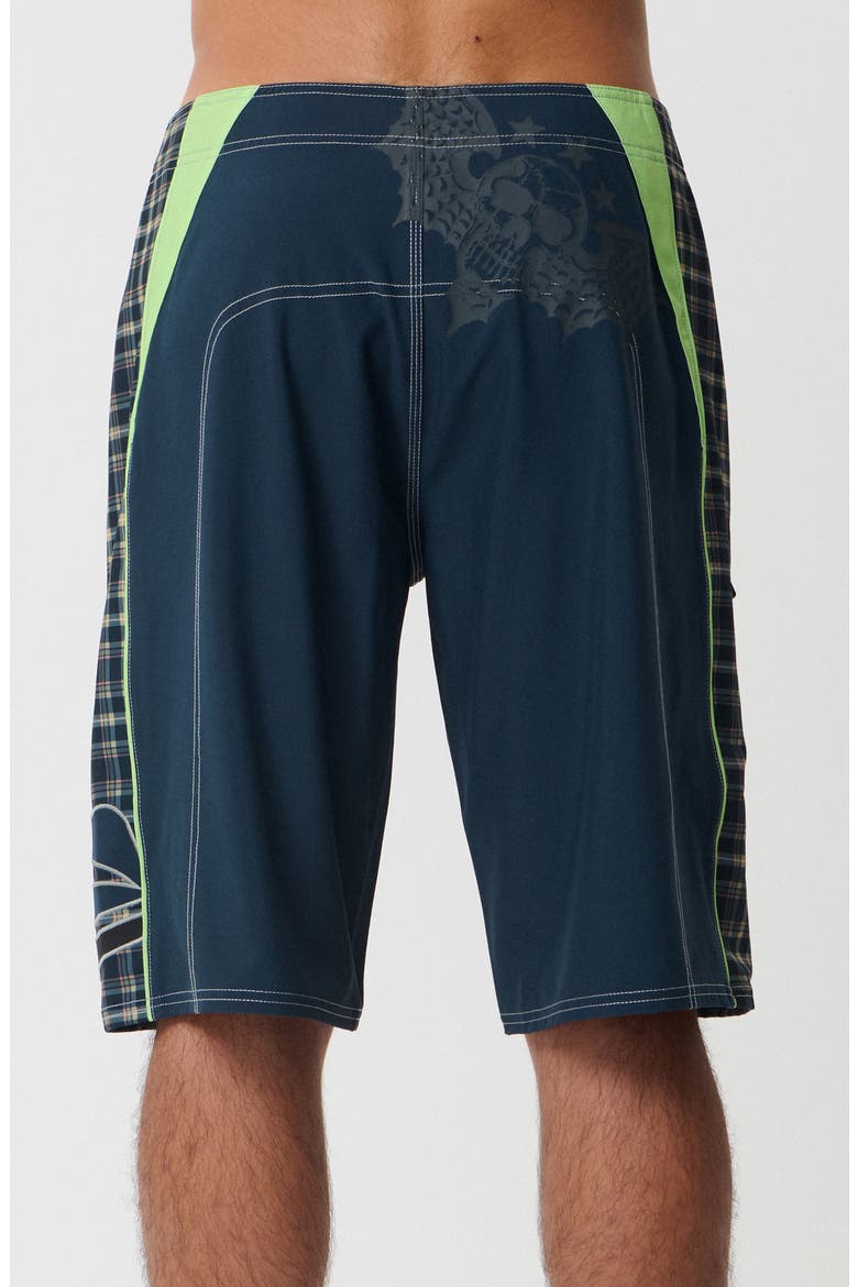 Mirage Archive Goth Board Shorts, Alternate, color, NAVY