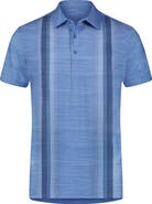Ben Sherman Sports Fit Stripe Tech Jersey Golf Polo