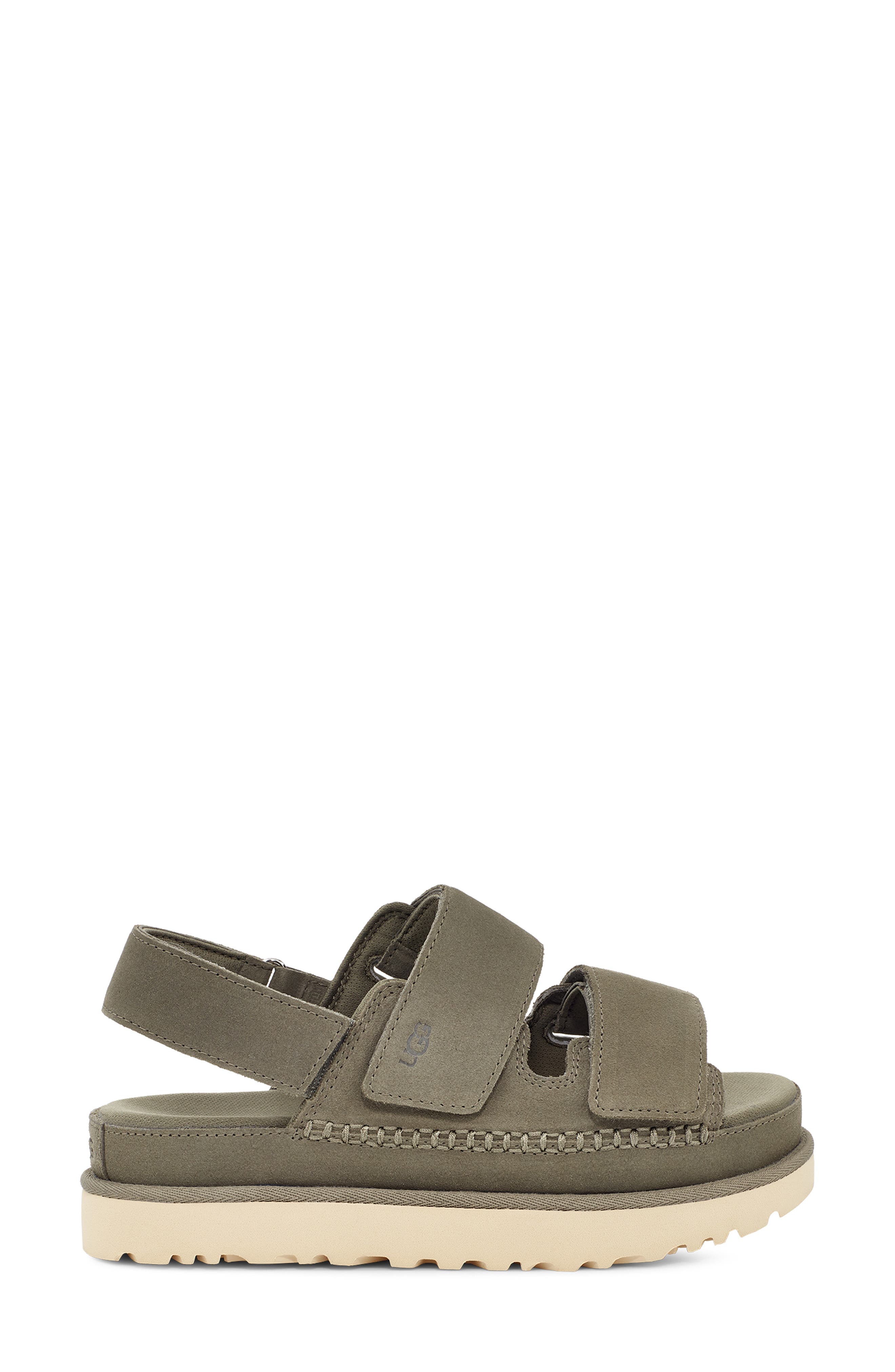 Goldenstar Slingback Platform Sandal, Alternate, color, MOSS GREEN