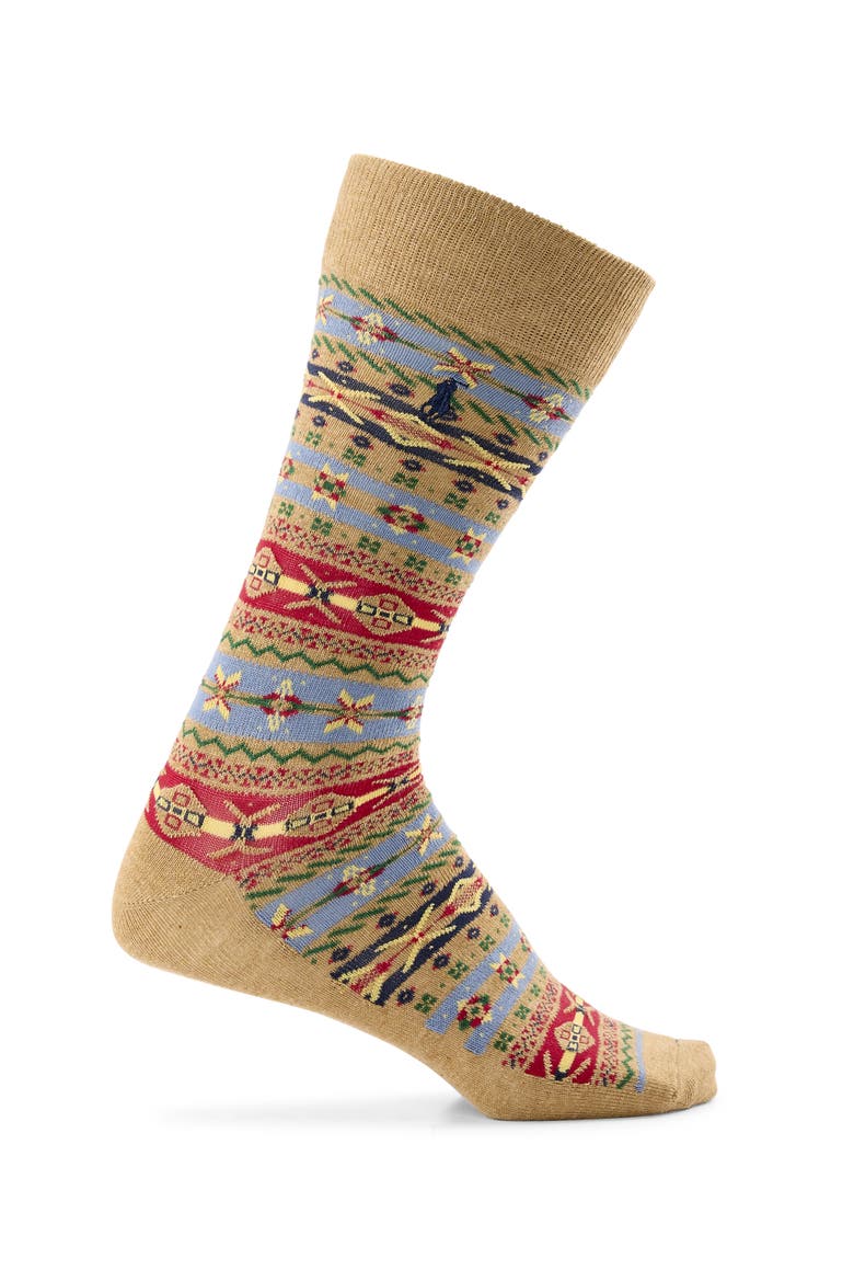 Big & Tall 3-pk Novelty Crew Socks, Alternate, color, MULTI