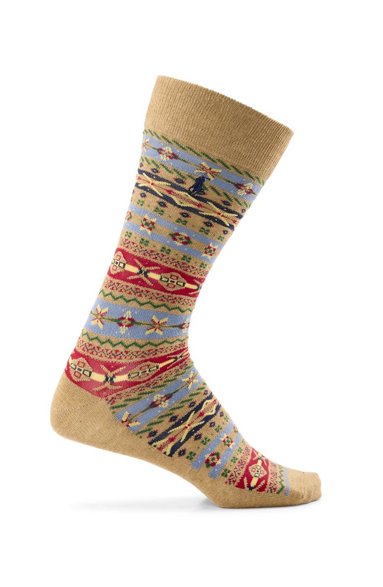 Polo Ralph Lauren Big & Tall 3-pk Novelty Crew Socks, Alternate, color, Multi