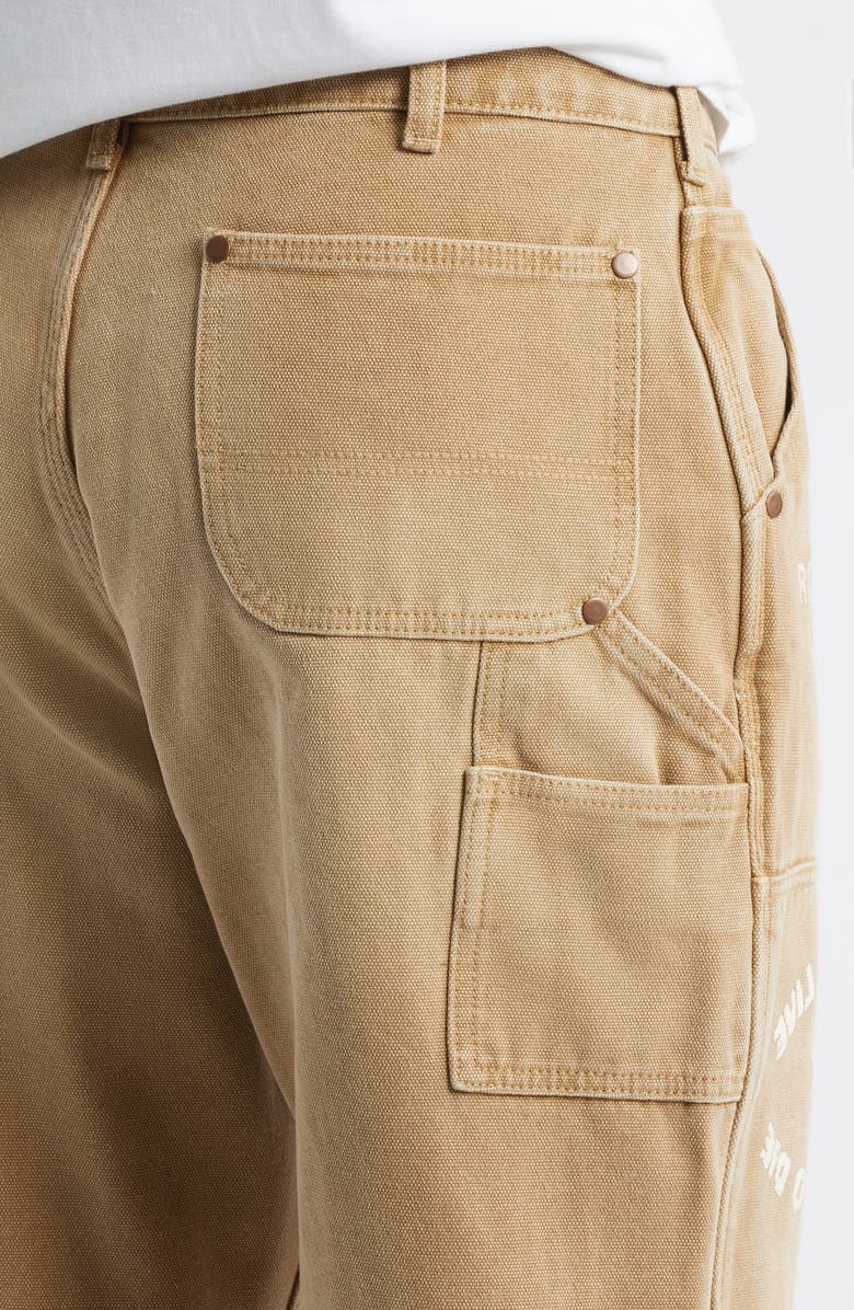 Rolling Loud Notebook Cotton Blend Work Pants, Alternate, color, Tan