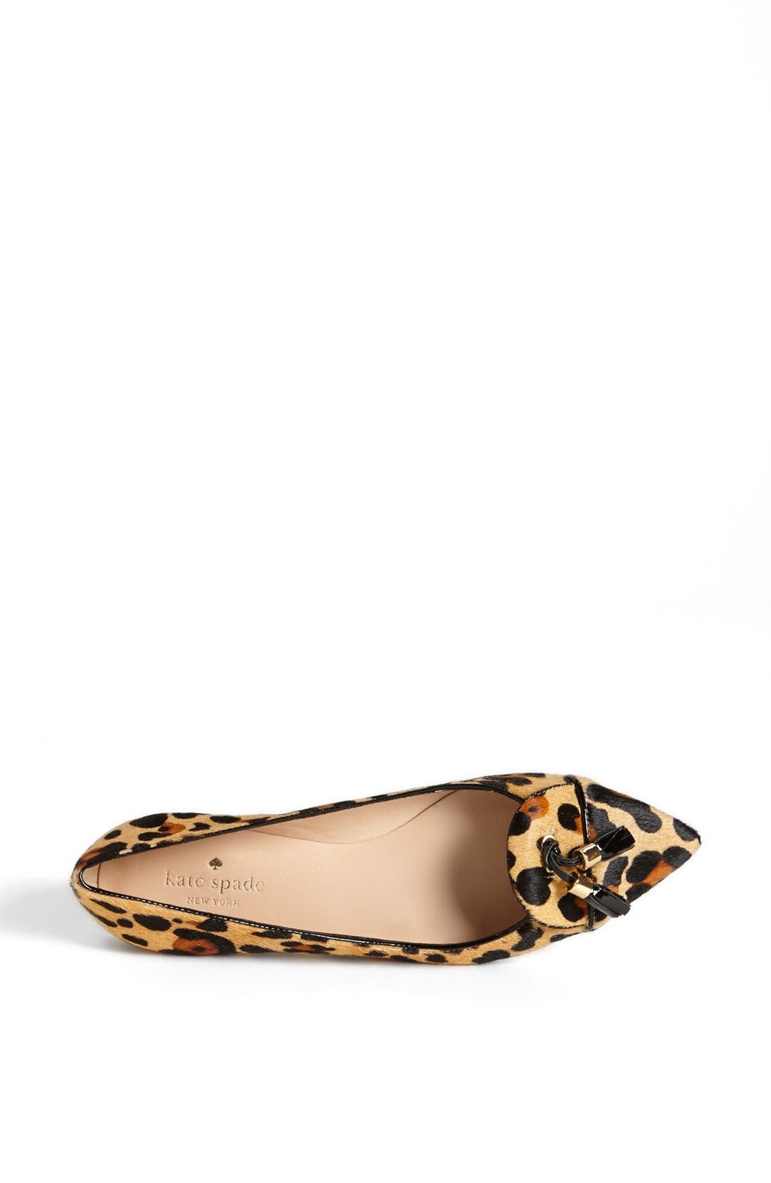 'grenada' pointed toe flat, Alternate, color, LEOPARD HAIRCALF PRINT