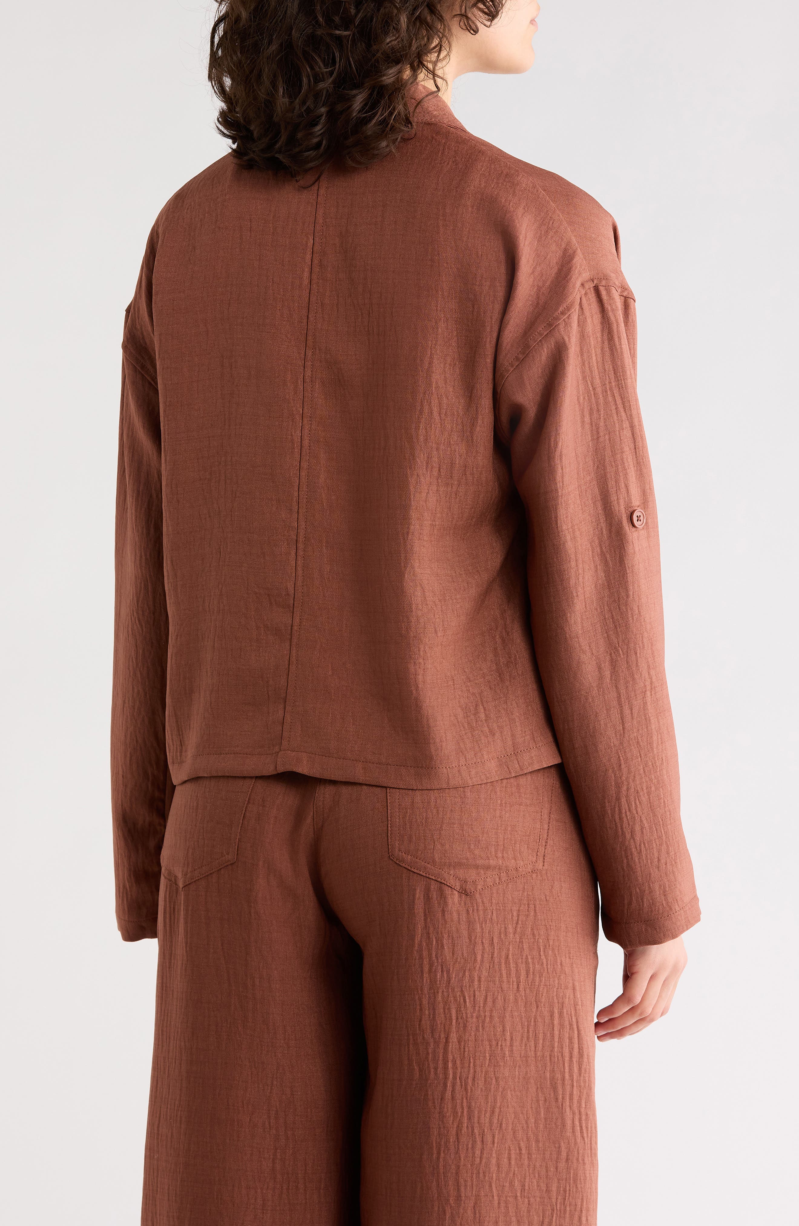 Textured Drape Jacket - image 4