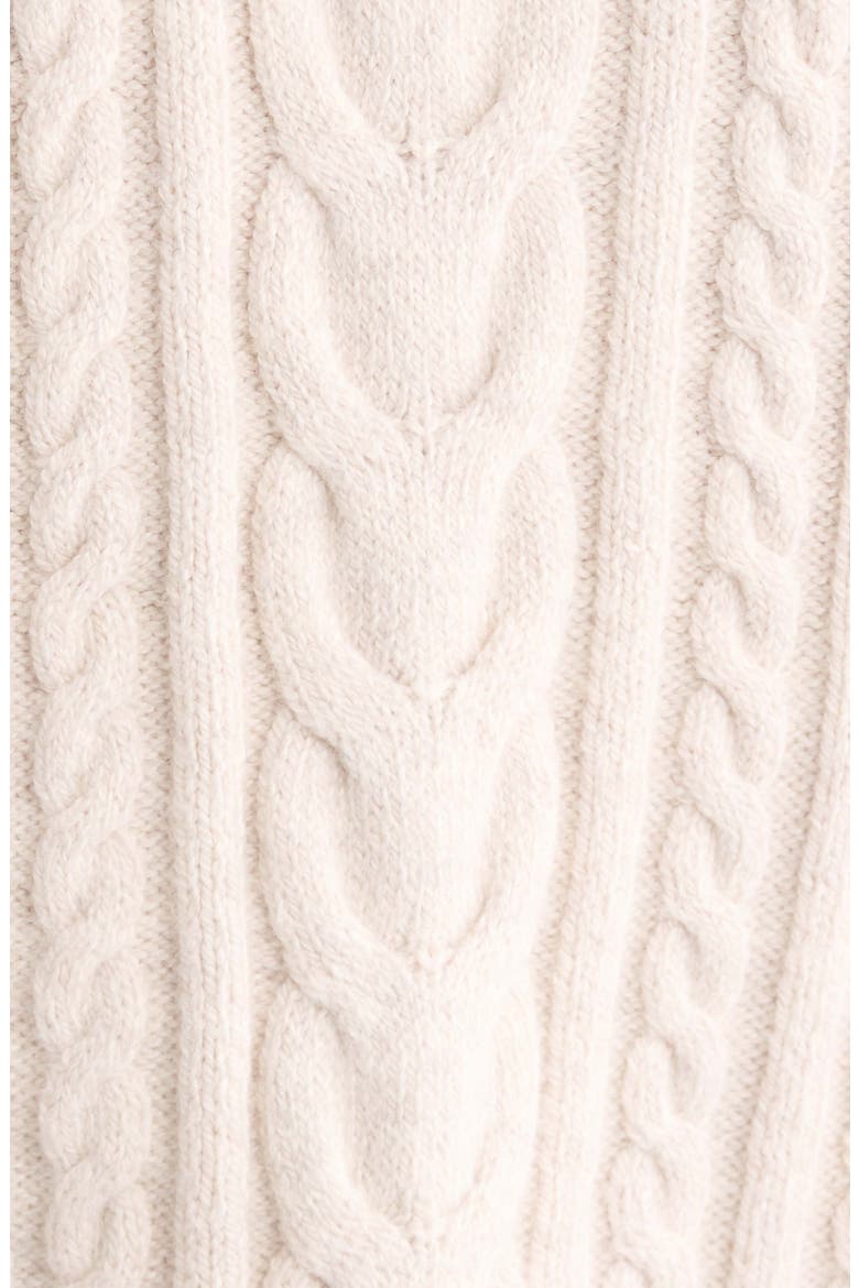 Cable Stitch Sweater Vest, Alternate, color, SUGAR