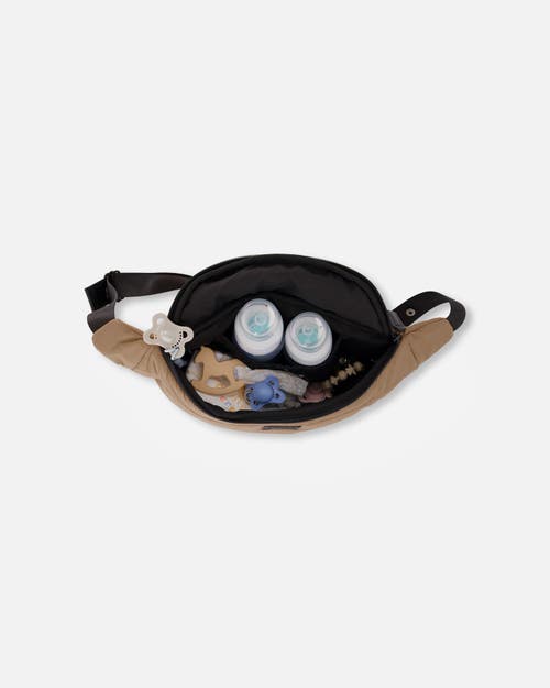 Deux Par Deux Diaper Changing Sling Bag In Brown