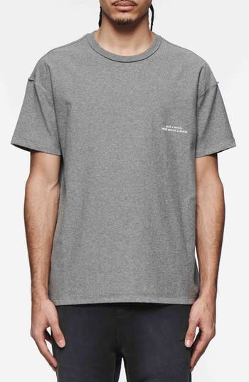 PURPLE BRAND Textured Inside Out Cotton Graphic T-Shirt