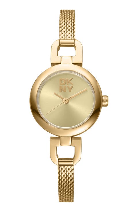Signature Shape Mesh Strap Watch, 26mm
