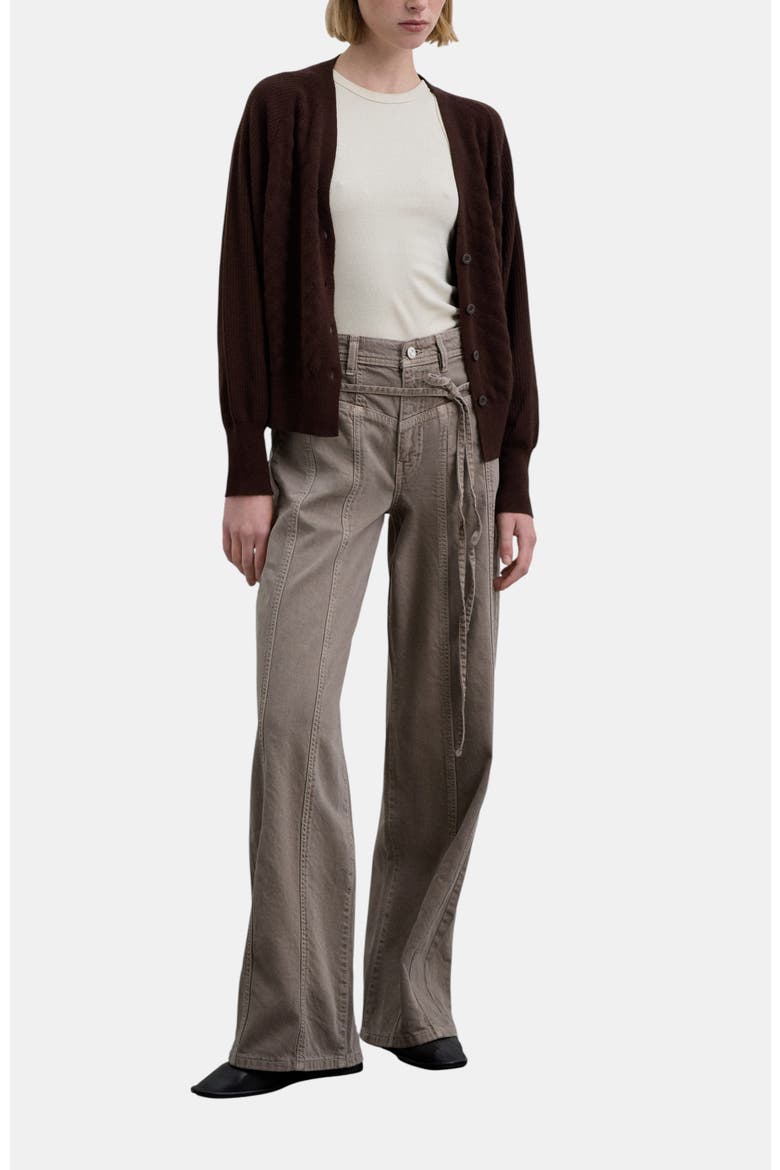 Jeans Waist String Detail, Alternate, color, Taupe