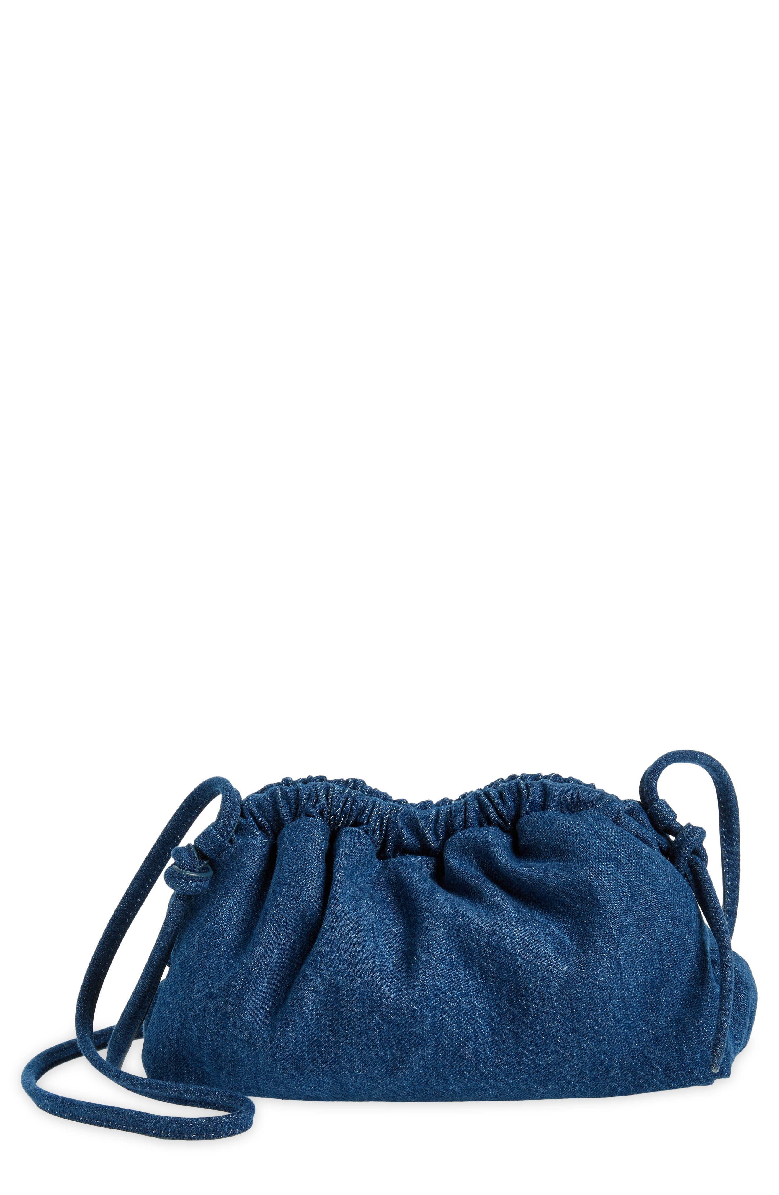 Mansur Gavriel Mini Cloud Leather Clutch, Main, color, 
