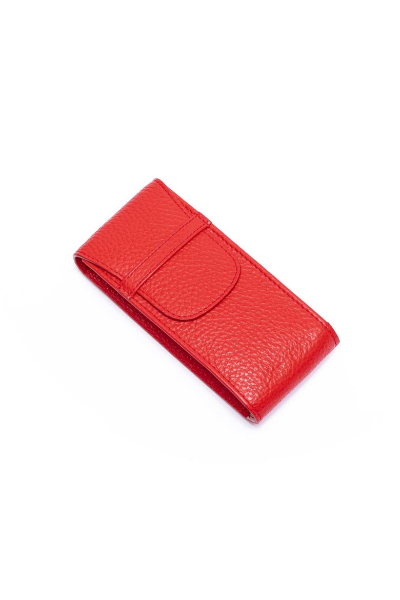 PORTOBELLO WATCH POUCH, Alternate, color, Red