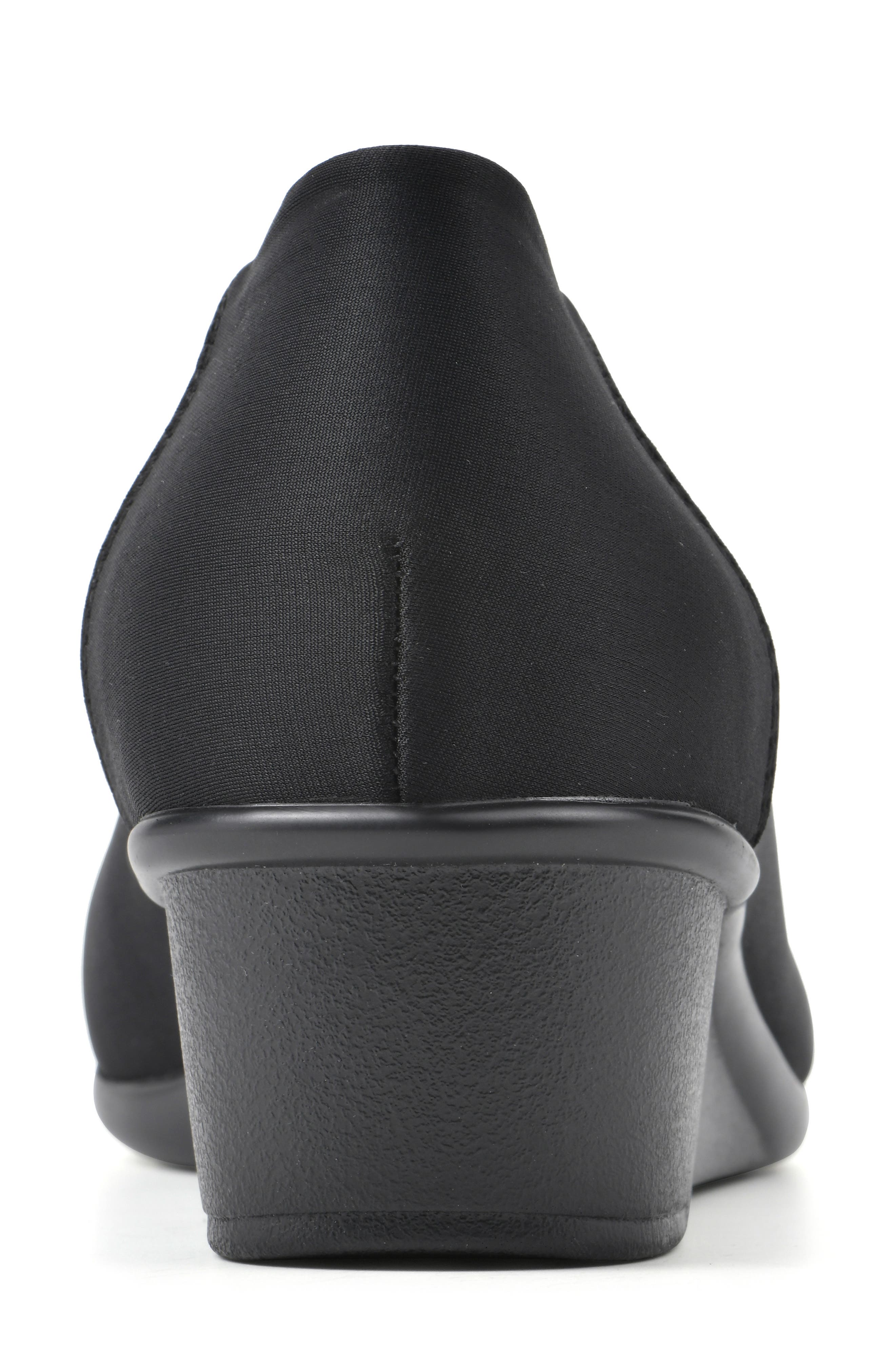 CLIFFS BY WHITE MOUNTAIN Boldness Wedge Pump, Alternate, color, Black/ Nylon