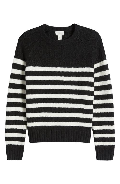 CASLON CASLON® STRIPE CREWNECK SWEATER