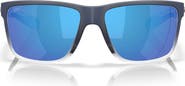 Costa Del Mar 58mm Broadbill II Polarized Rectangle Sunglasses