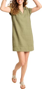 Tommy Bahama Two Palms Short Sleeve Linen Dress