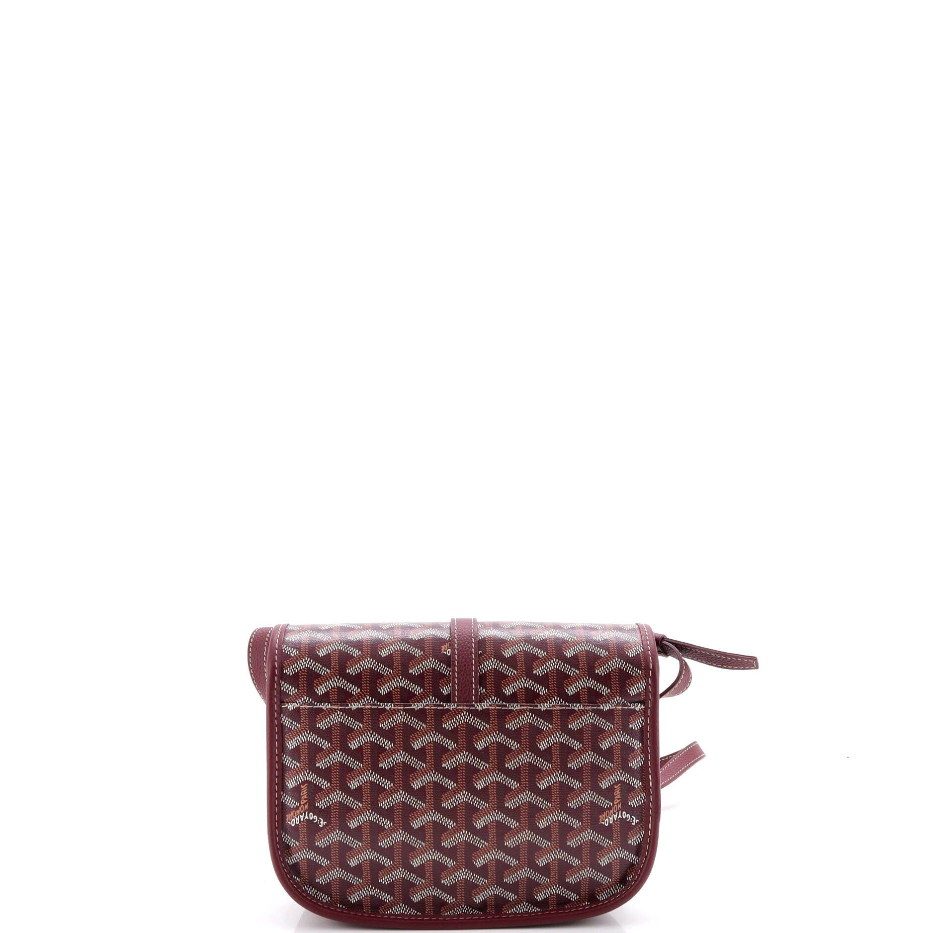 Belvedere III Messenger Bag Coated Canvas with Leather PM, Alternate, color, Burgundy