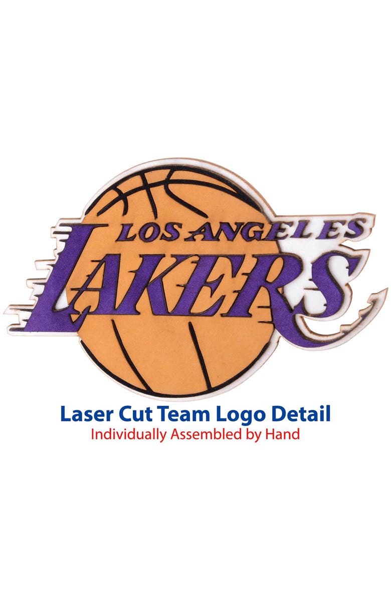 FANATICS AUTHENTIC Magic Johnson Los Angeles Lakers Deluxe Framed Autographed Gold Mitchell & Ness Hardwood Classics Swingman Jersey, Alternate, color,