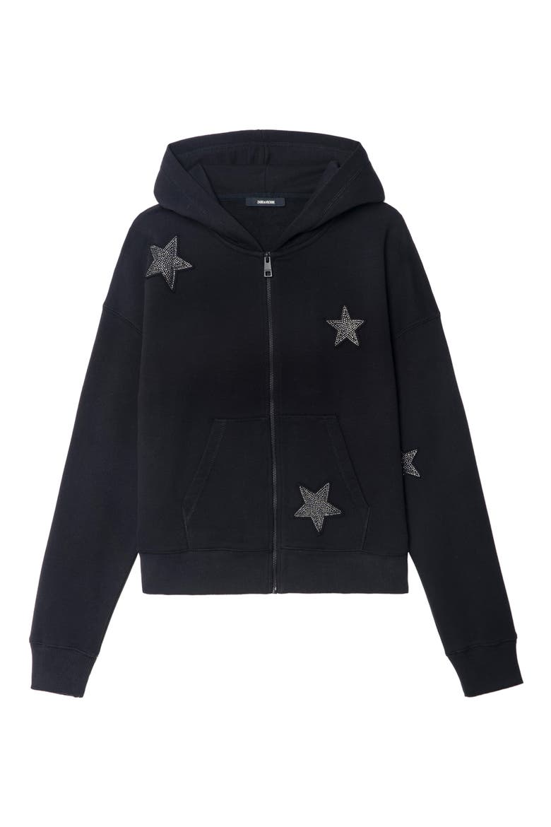 Mia Strass Rhinestone Star Hoodie (Women) | Nordstrom