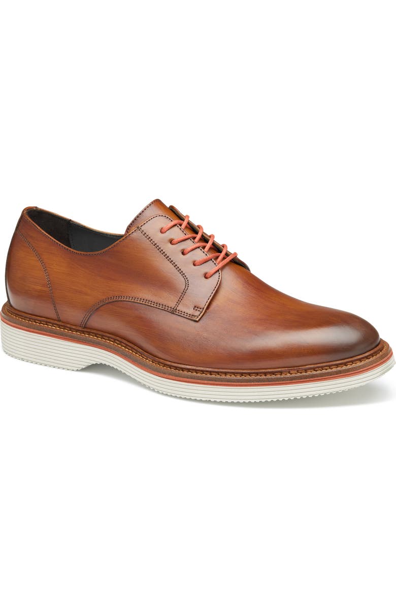 JOHNSTON & MURPHY COLLECTION Jenson Plain Toe Derby, Main, color,