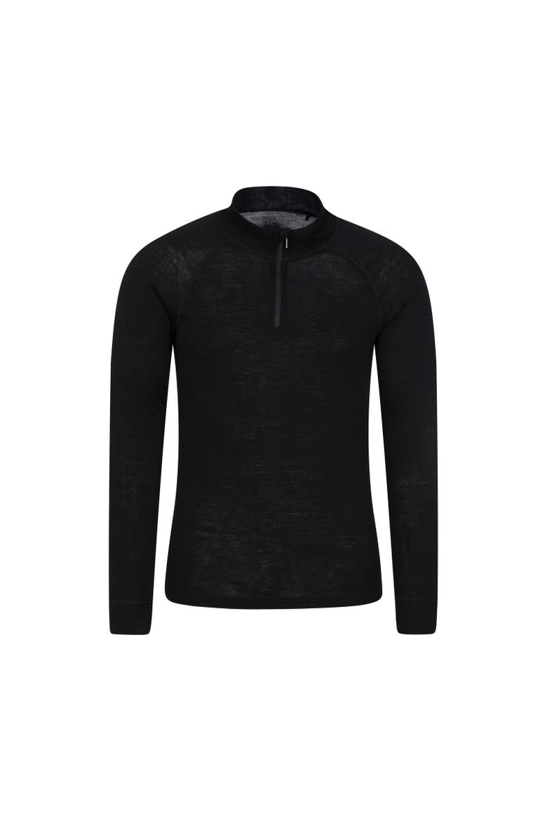 Merino II Base Layer Top, Main, color, Black