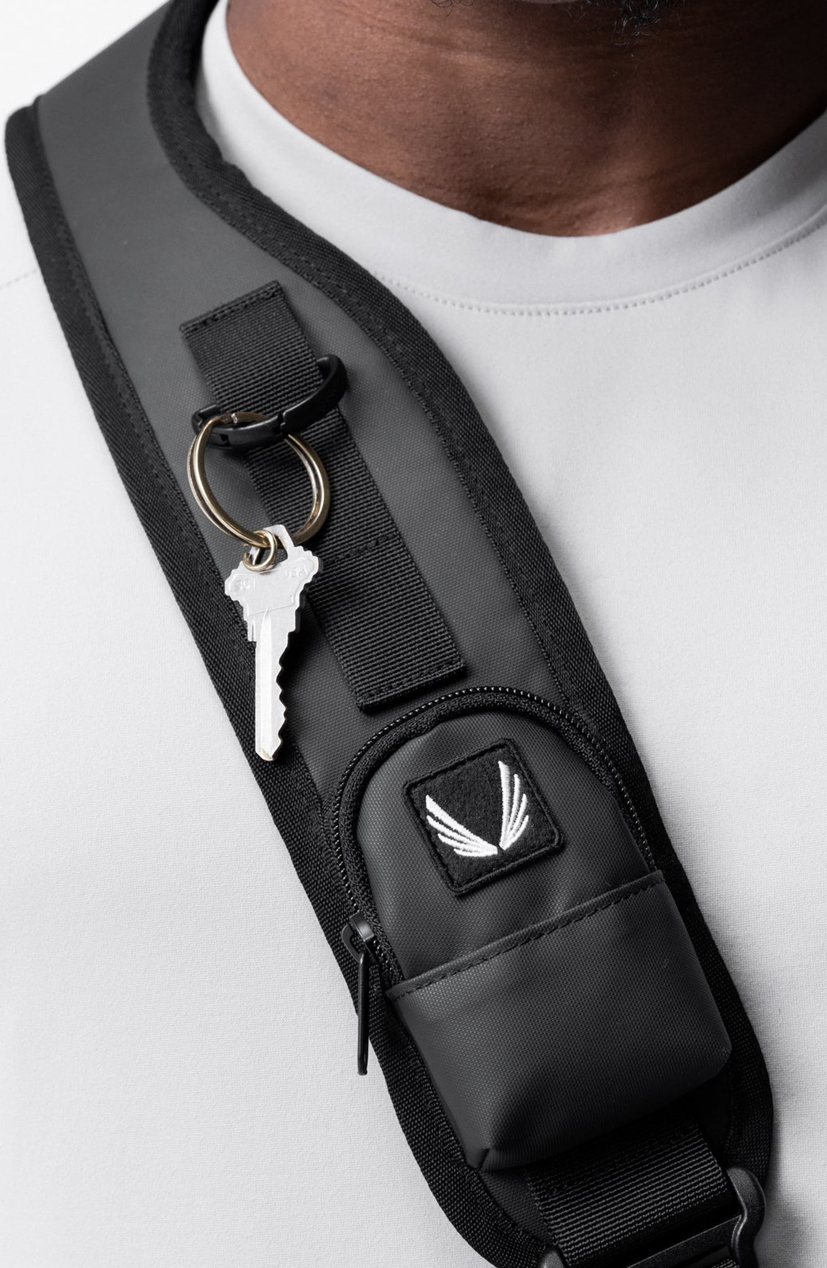 Waterproof Holster Sling Bag, Alternate, color, Black