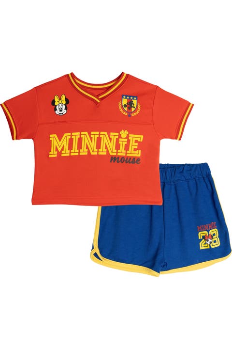 Minnie Mouse Soccer Jersey T-Shirt and Shorts Set