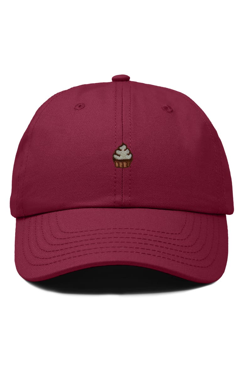 Cupcake Dad Cap, Main, color, Maroon