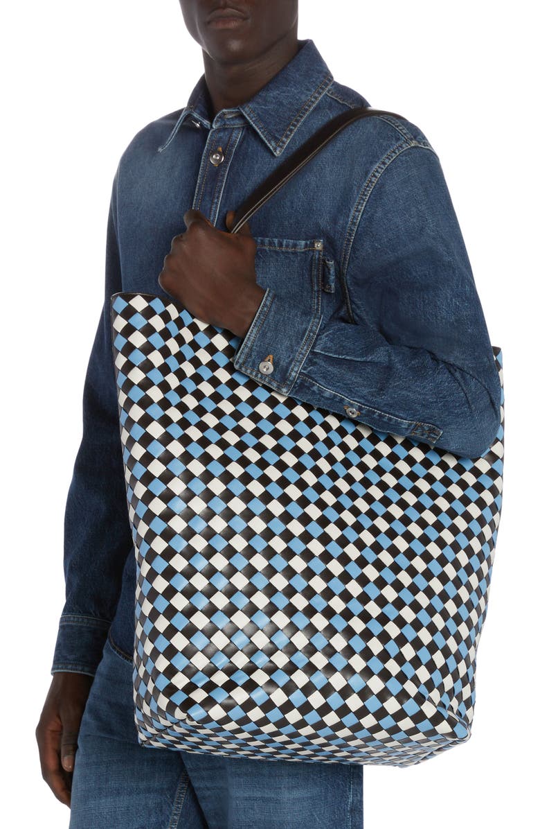 Bottega Veneta Large Tricolor Intrecciato Leather Tote, Alternate, color,