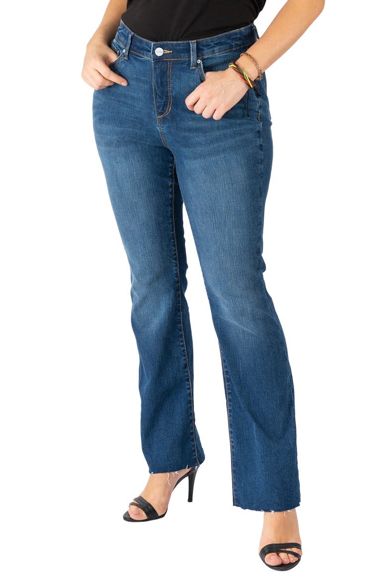 High Waist Bootcut Jeans, Main, color, AUBREE