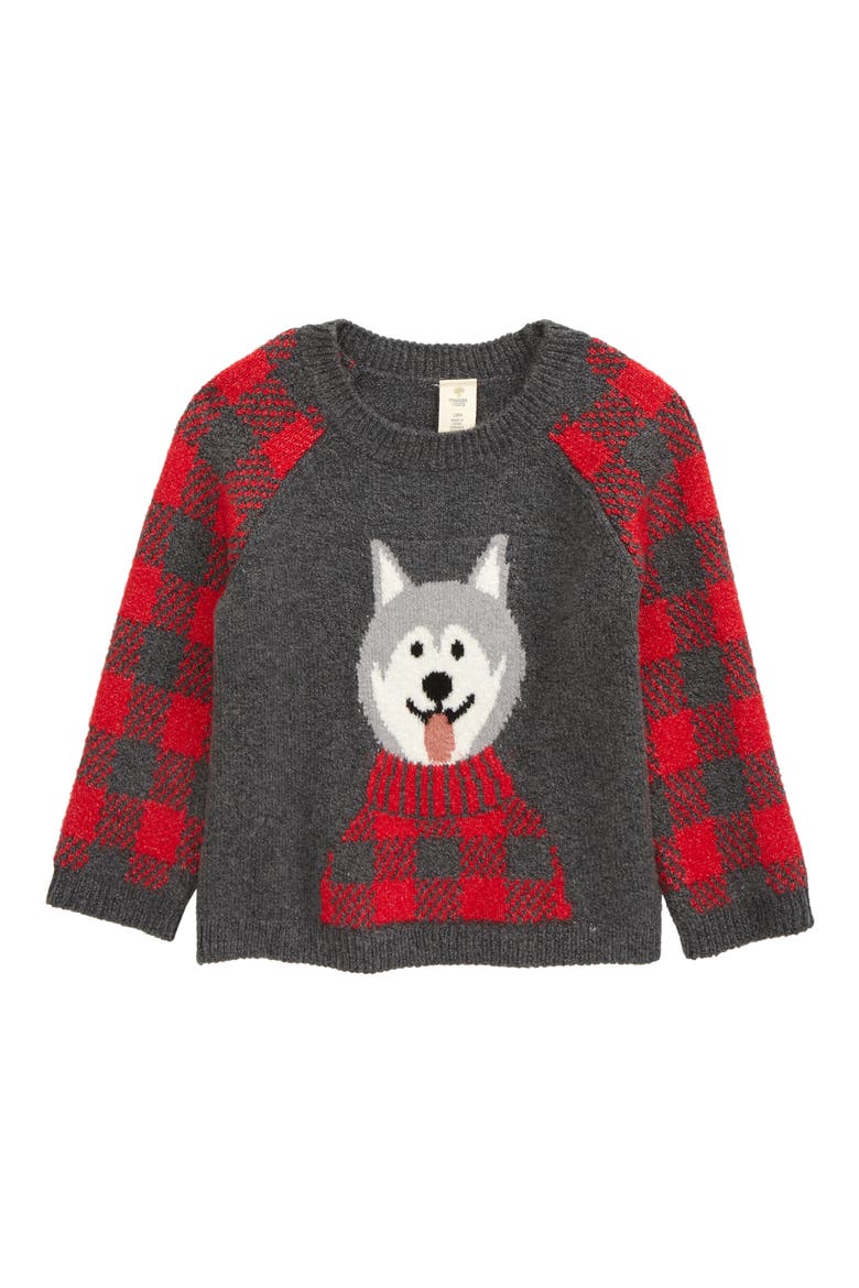 Icon Sweater, Main, color, GREY CHARCOAL HEATHER HUSKY