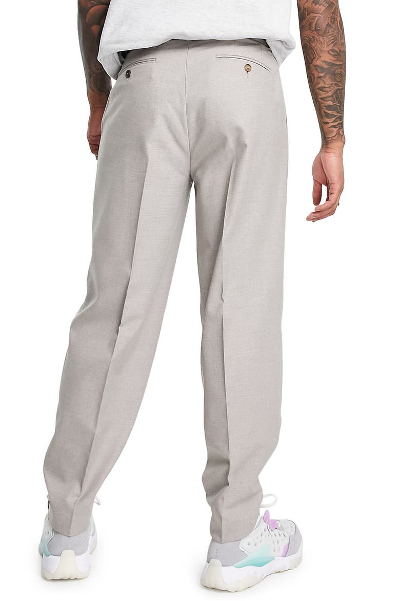 Oversize Tapered Trousers, Alternate, color, GREY