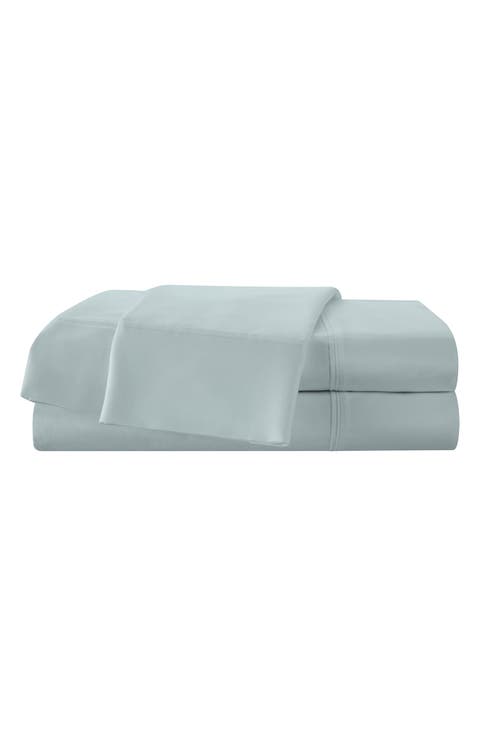 Solid 400 Thread Count Cotton Sateen Sheet Set