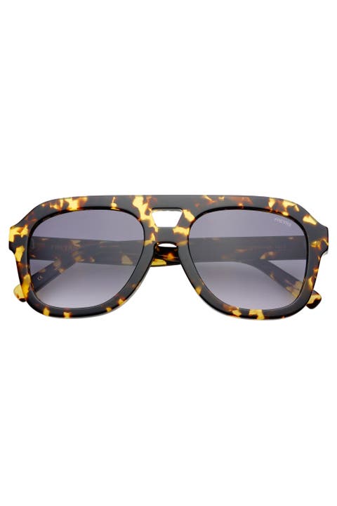 Voyager Oversized Aviator Sunglasses