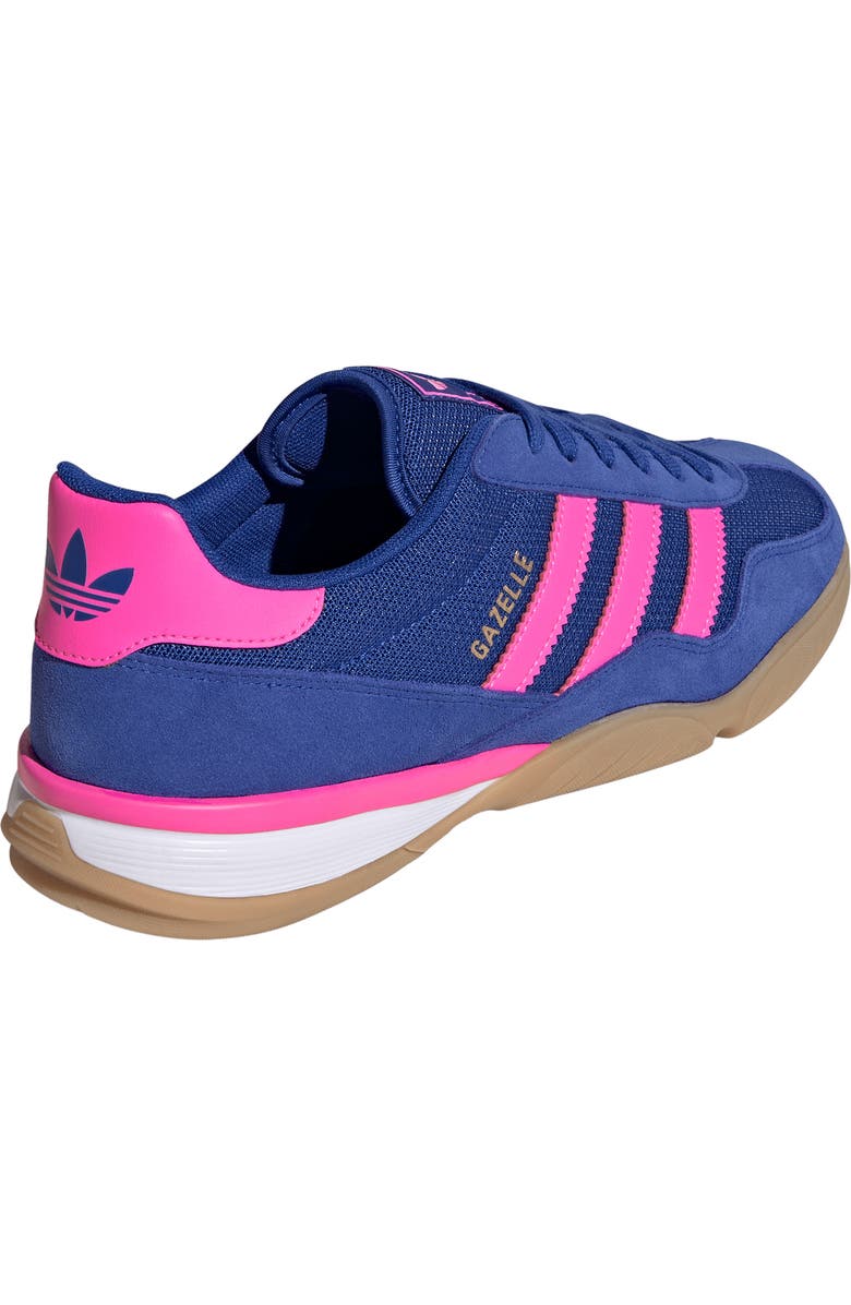 adidas Gender Inclusive Gazelle Sala Sneaker, Alternate, color, Royal Blue/ Lucid Pink/ White
