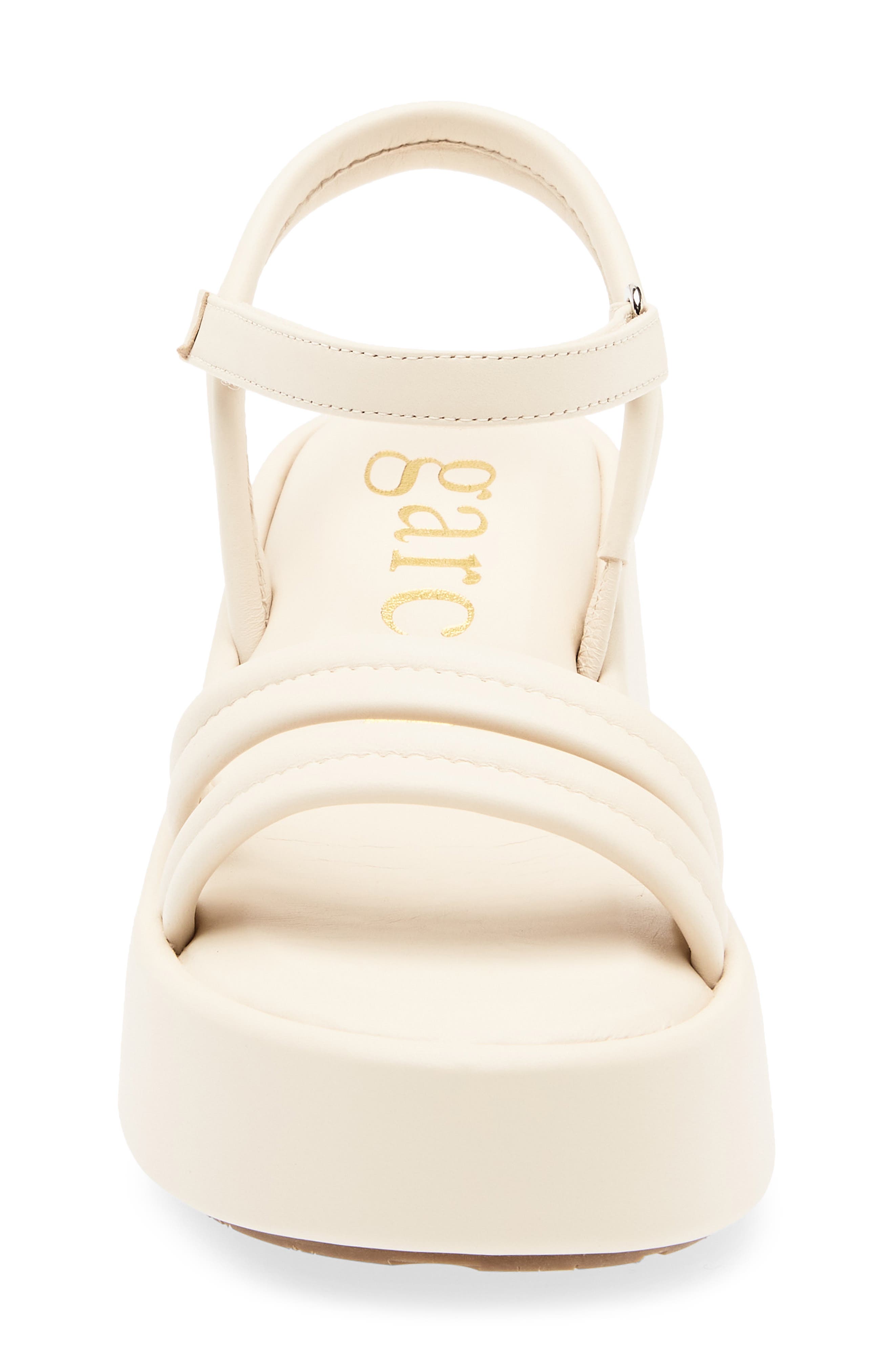 Pedro Garcia Vhava Platform Wedge Sandal, Alternate, color, Macadamia Nappa