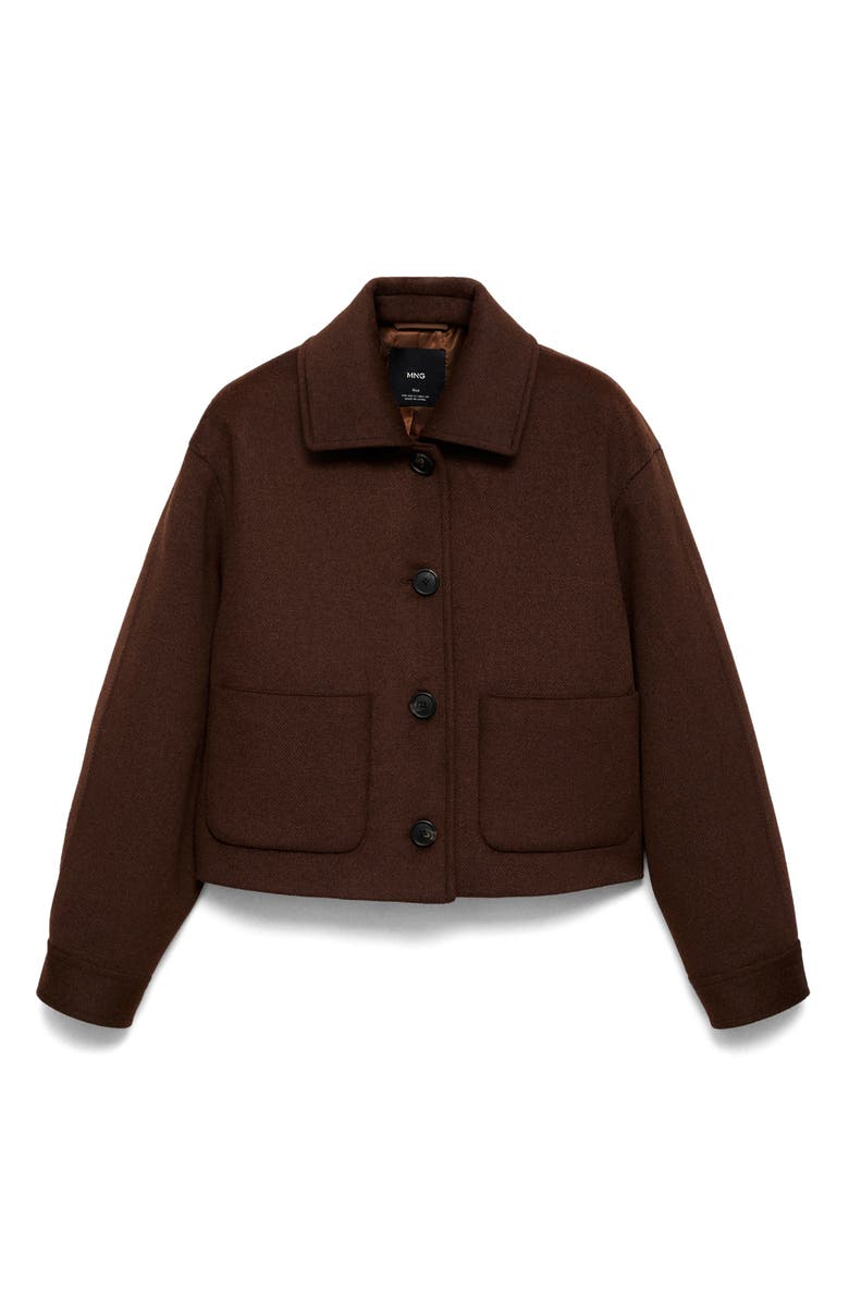 MANGO Crop Jacket, Main, color,