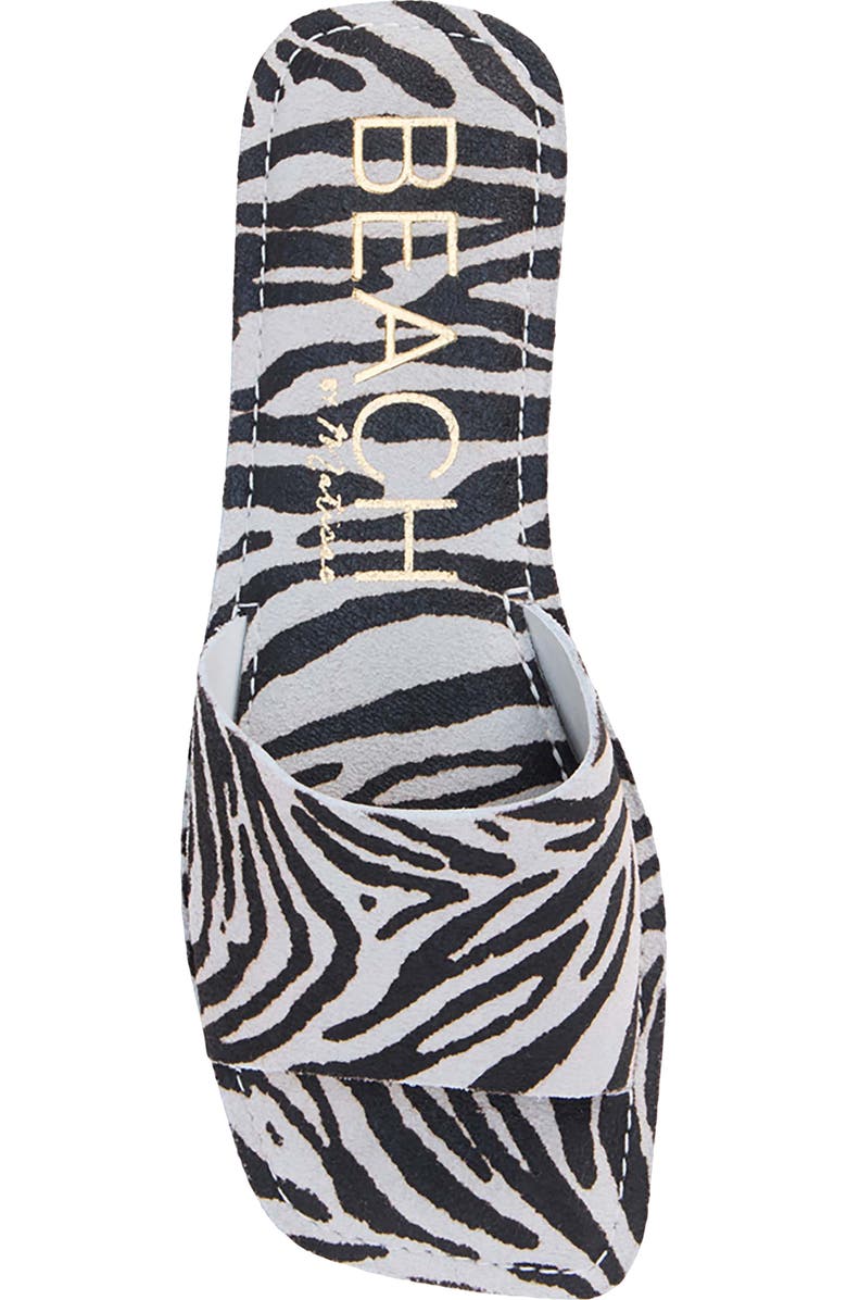 BEACH BY MATISSE Bali Slide Sandal, Alternate, color, Zebra