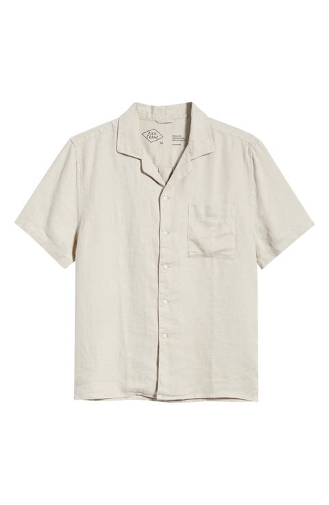 Organic Linen Camp Shirt