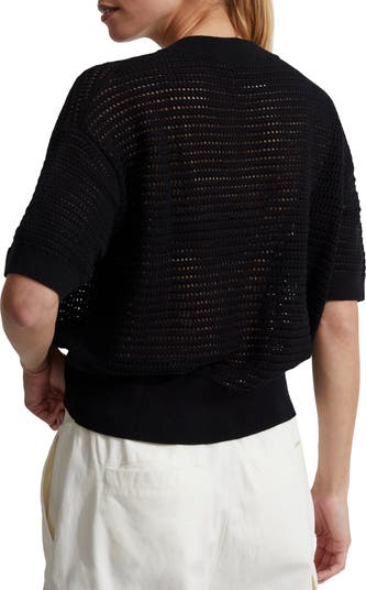 Callie Sheer Knit Cotton Top
