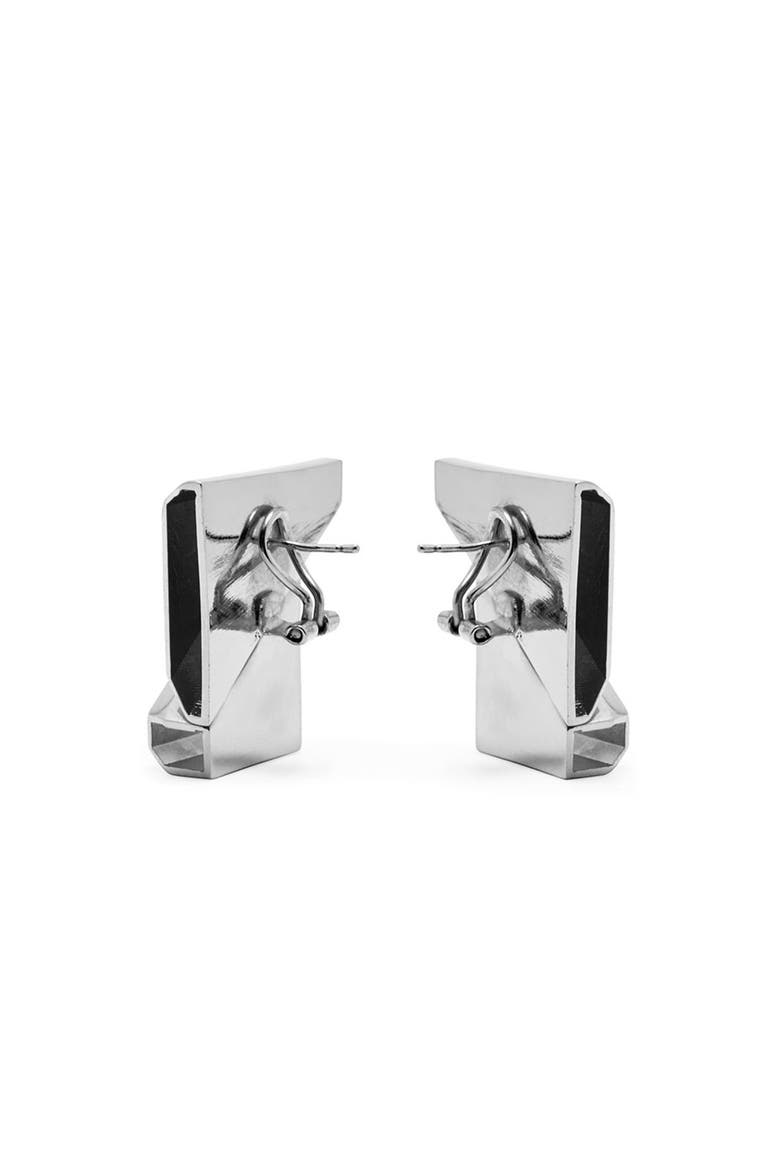 Construction Earrings, Alternate, color, Silver