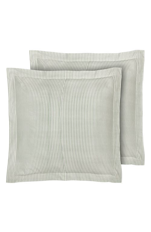 Laura Ashley Classics Set Of 2 Shams In Sage