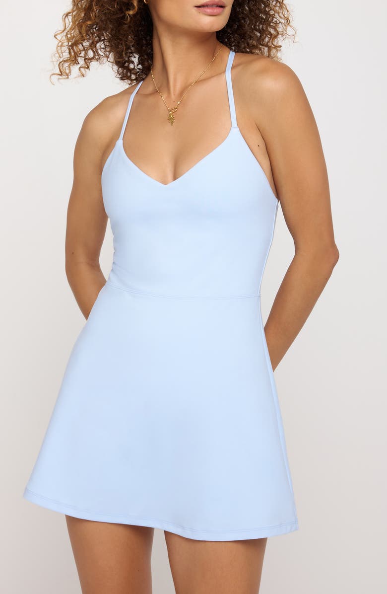 Spiritual Gangster Jet Active Dress, Alternate, color, Windsurfer